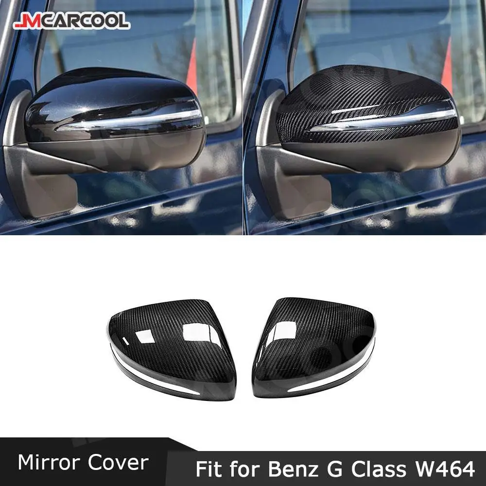 

Carbon Fiber Material Car Accessorise Rearview Mirror Covers for Mercedes Benz G CLASS W464 G500 G63 AMG Style 2019-2020