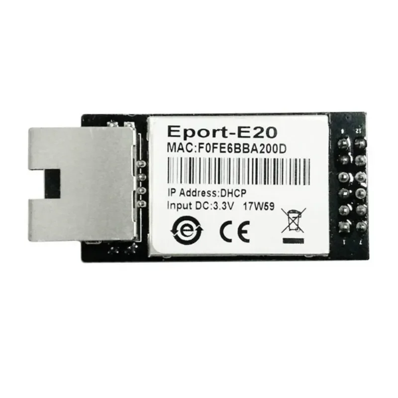CE ANDDEAR Eport-E20 redundant redundant TTL and Ethernet modem integrado DHCP 3.3 V TCP IP Telnet wifi Modules High speed