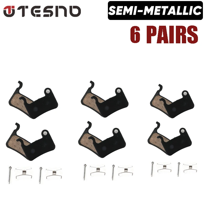 Bicycle Semi Metal Resin Ceramics Disc Brake Pads for Shimano Bike Hydraulic Disc Brake Cycling Accessories