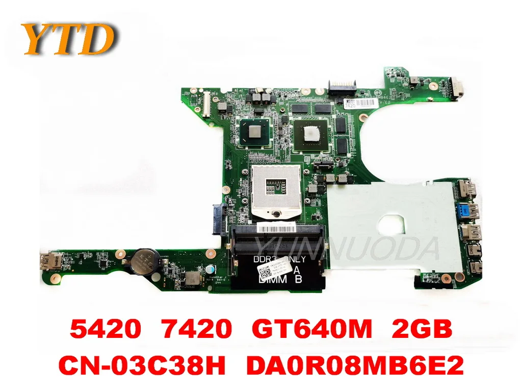 

Original for DELL 5420 7420 laptop motherboard 5420 7420 GT640M 2GB CN-03C38H DA0R08MB6E2 tested good free shipping