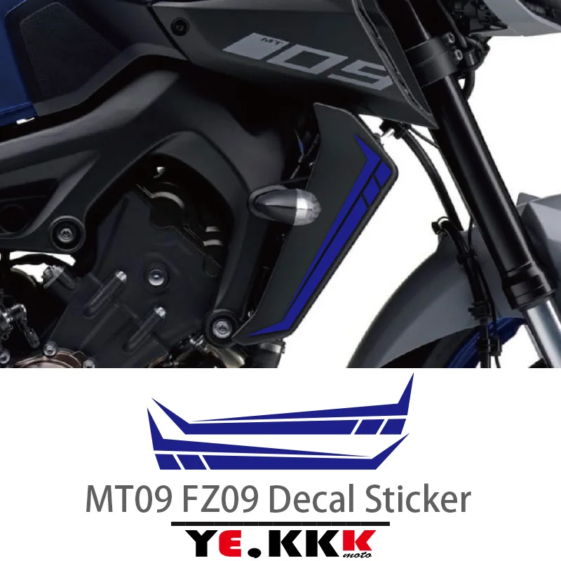 

For YAMAHA MT09 MT09SP MT-09 FZ-09 FZ09 Radiator Rad Guard Decal Sticker Multiple Colours Available