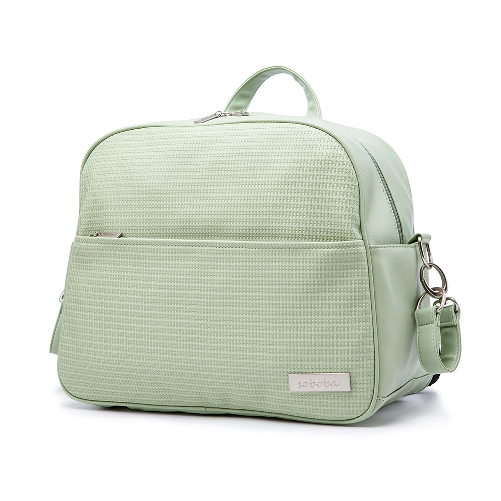 Soboba Diaper Backpack for Newborn Baby Waterproof Multi-function Travel Nappy Changing Bag Patchwork Stylish Diaper Bag