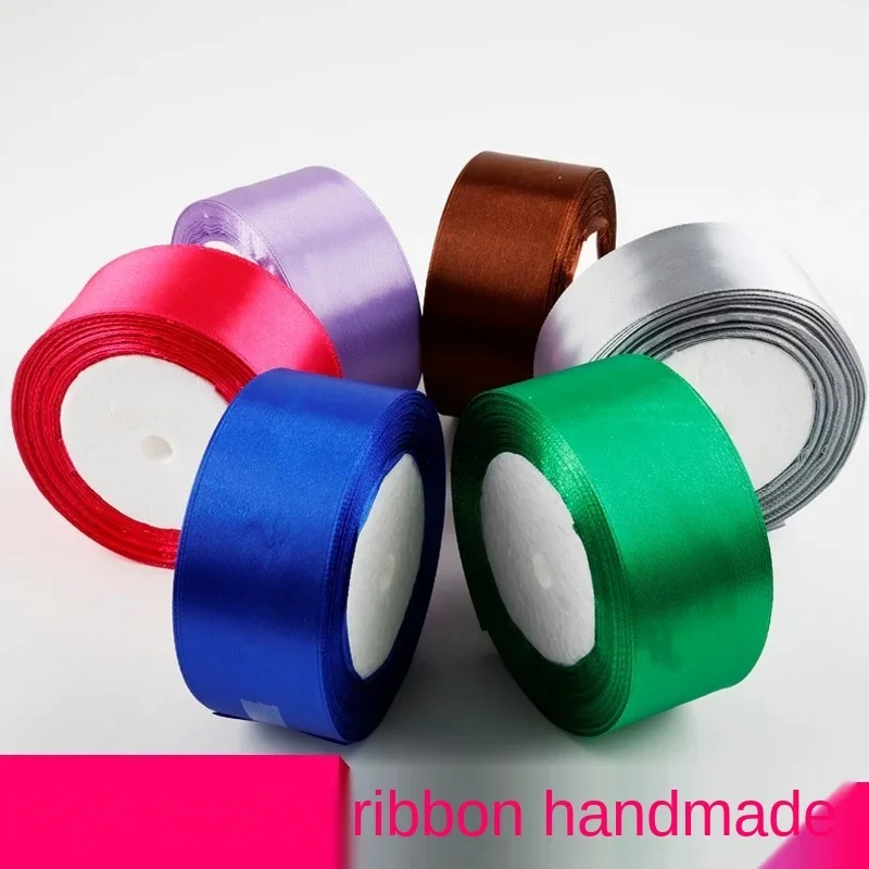Ribbon Supplies 25yards/roll 4cm Ribbon Available in multiple colors Wedding Party Decorative Gift Box bouquet Wrapping Belt DIY Handmade Crafts