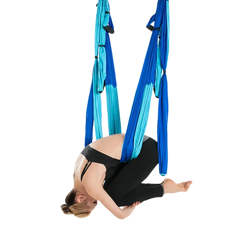 Yoga Swing Set for Home Outdoor Body Shaping Pilates Exercises Aerial Yoga Hammock Hanging Belt Inversion Trapeze