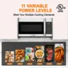 1.9 Cu. Ft. 30 Inch OTR1902S Over the Range Microwave Oven, Over the Stove Microwave, 1000 Watts, 400 CFM Exhaust Fan and LED 6