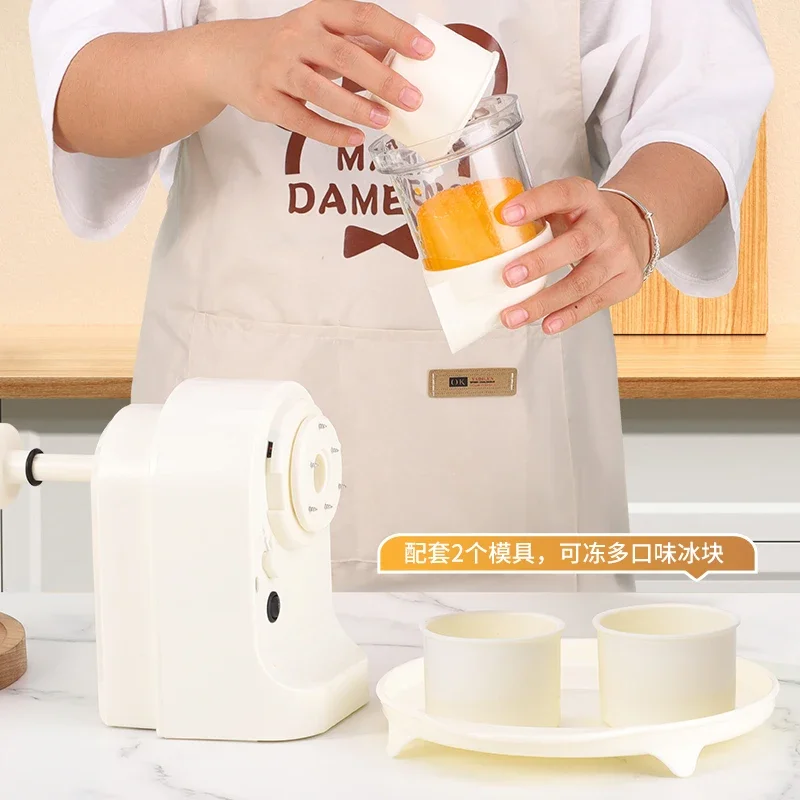 Charging Soft Ice Machine Ice Crusher Electric Household Snowflake Stall Commercial Shaking Crusher Machine Picador De Hielo