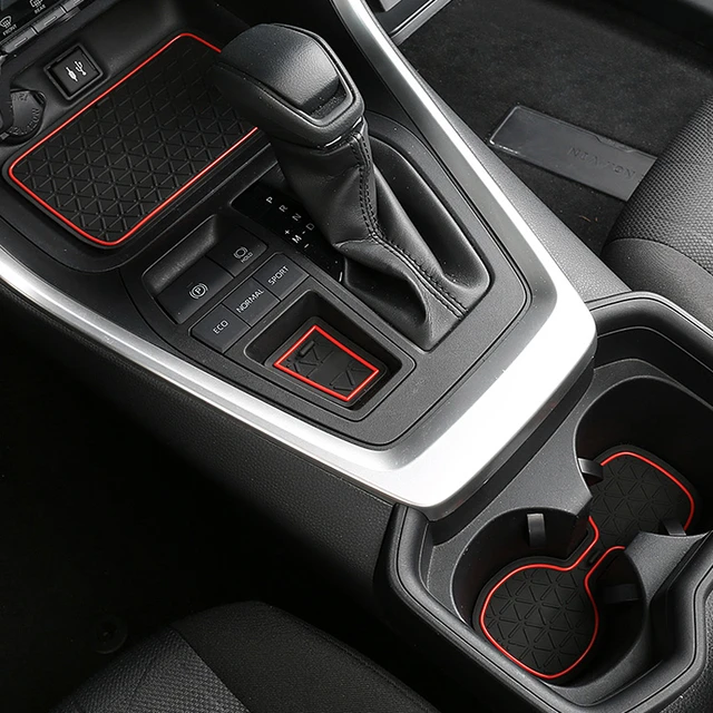 For Toyota RAV4 XA50 2019 2020 2021 2022 2023 RAV 4 Hybrid Car Interior Non-Slip  Mat Door Groove Pad Gate Slot Cup Accessories - AliExpress