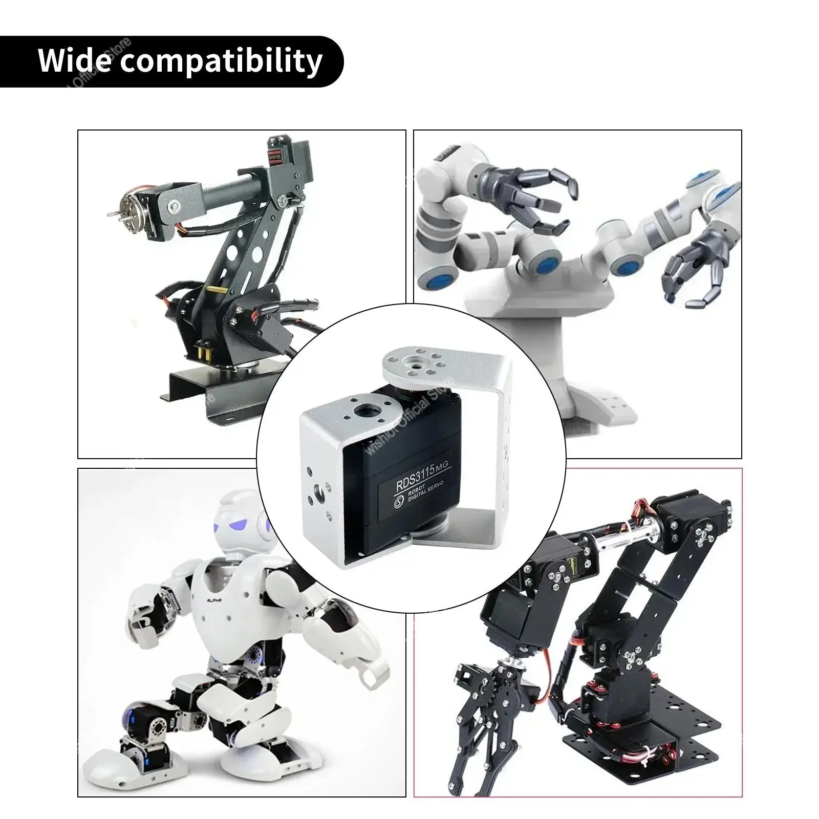 DS RDS3115MG デジタルサーボ 17 キロ大トルク 180 270 度二軸サーボ