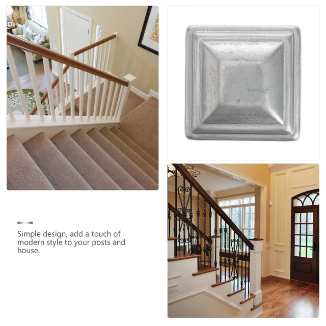 10 Dcs Napenergia -Világos Poszt Sapkák Lámpa Post Fém Kerítés Halmozók Fa Oszlop Topper Kerítések - Image 5