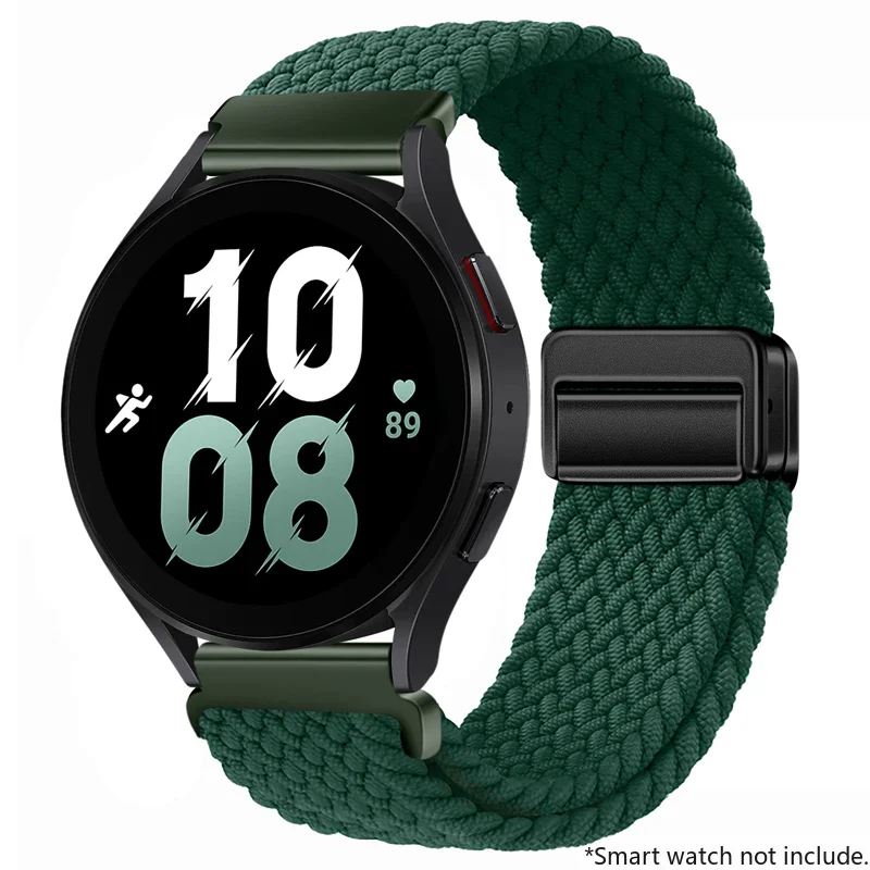 Adjustable Nylon Buckle Strap for Smartwatches - 22mm/20mm