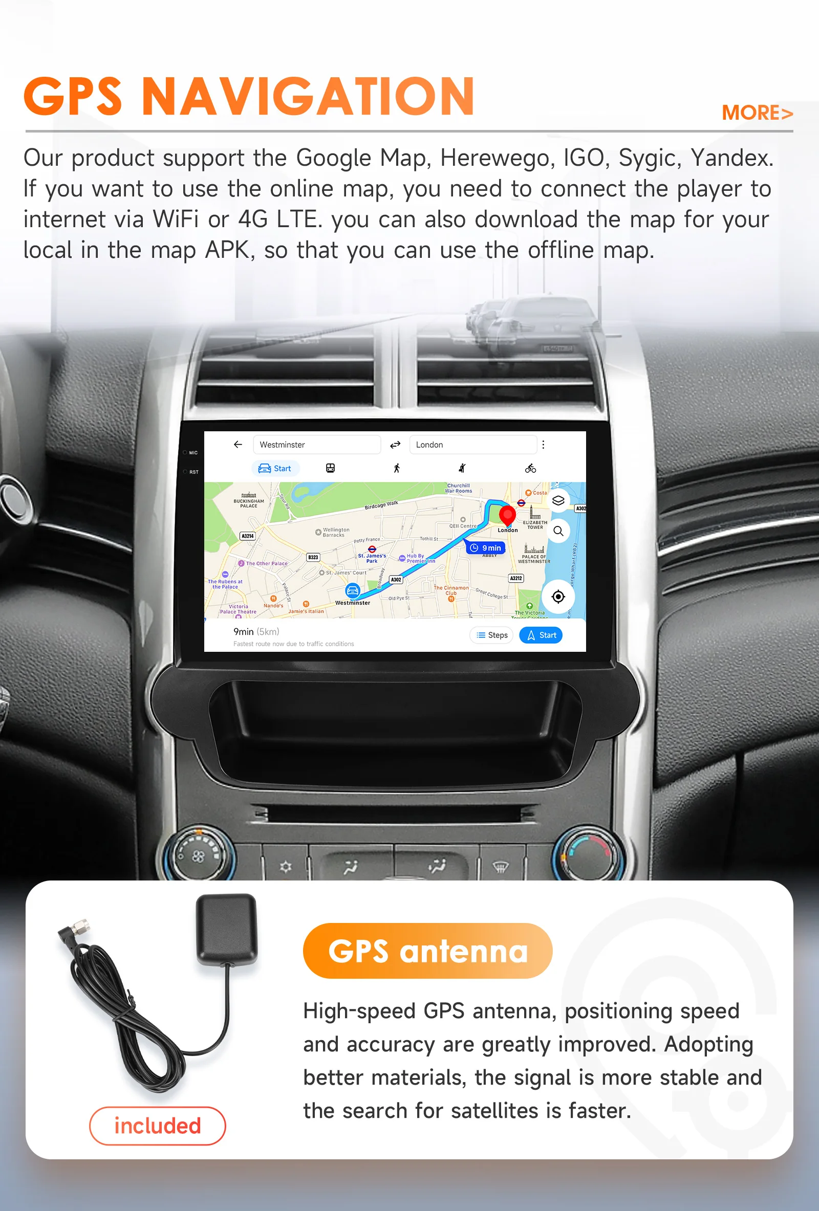 CarPlay Android Auto Autoradio für Chevrolet Malibu 2012 2013 2014 2015 GPS Intelligente Systeme Stereo Multimedia Autoradio 6115 – Detail 31