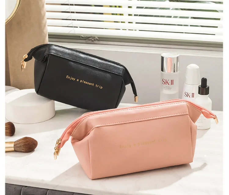

PU Fashion Female Storage Bags Portable Travel Skincare Organizing Kit Multi-purpose Waterproof and Moisture-proof Makeup Pouch