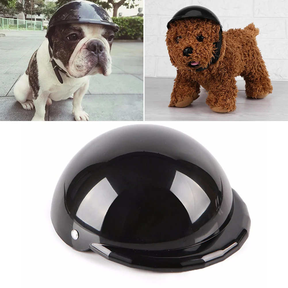 Dog Helmet Cool Plastic Helmets for Pet Sun Rain Protection Cats Dogs