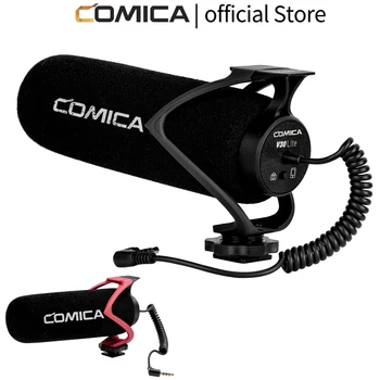 Microfono Shotgun COMICA CVM-V30 LITE Supercardioide Professionale per Videocamere, Microfono a Condensatore per Registrazione Video e Vlogging con Supporto Antiurto