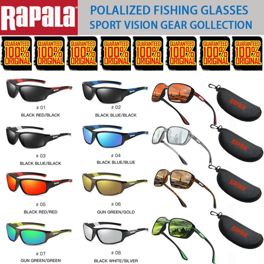 Fishing Sunglasses Polarized Sunglasses Rapala Fishing Glasses Outdoor Anti-ultraviolet Riding Driving