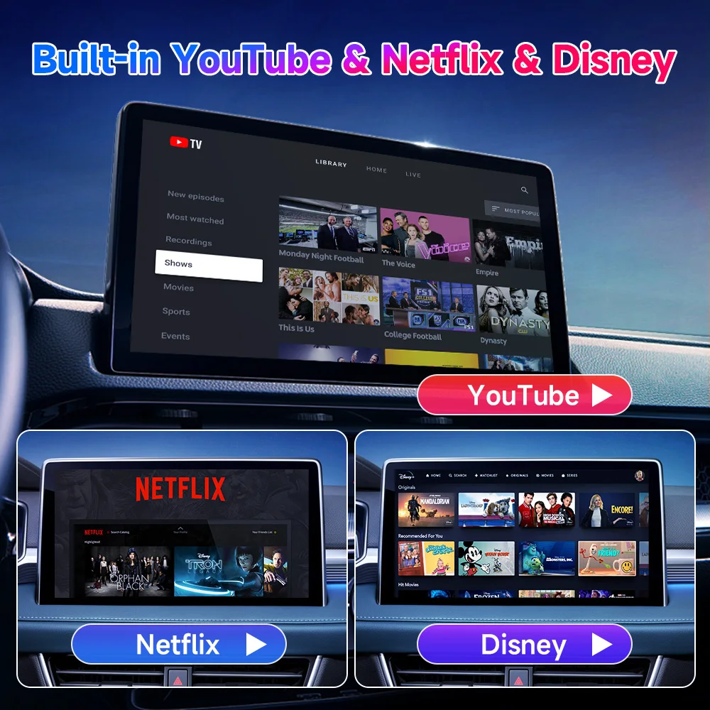 Carlinkit ȵ̵ 13.0 Carplay Ai Box  ȵ̵ ڵ  Carplay QCM6225  Youtube Voor Oem ڵ 
