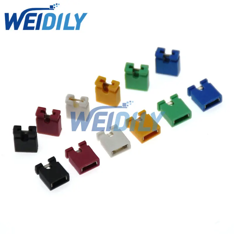 Header Jumper Blocks Connector 2.54 Mm Computer Jumper Blocks