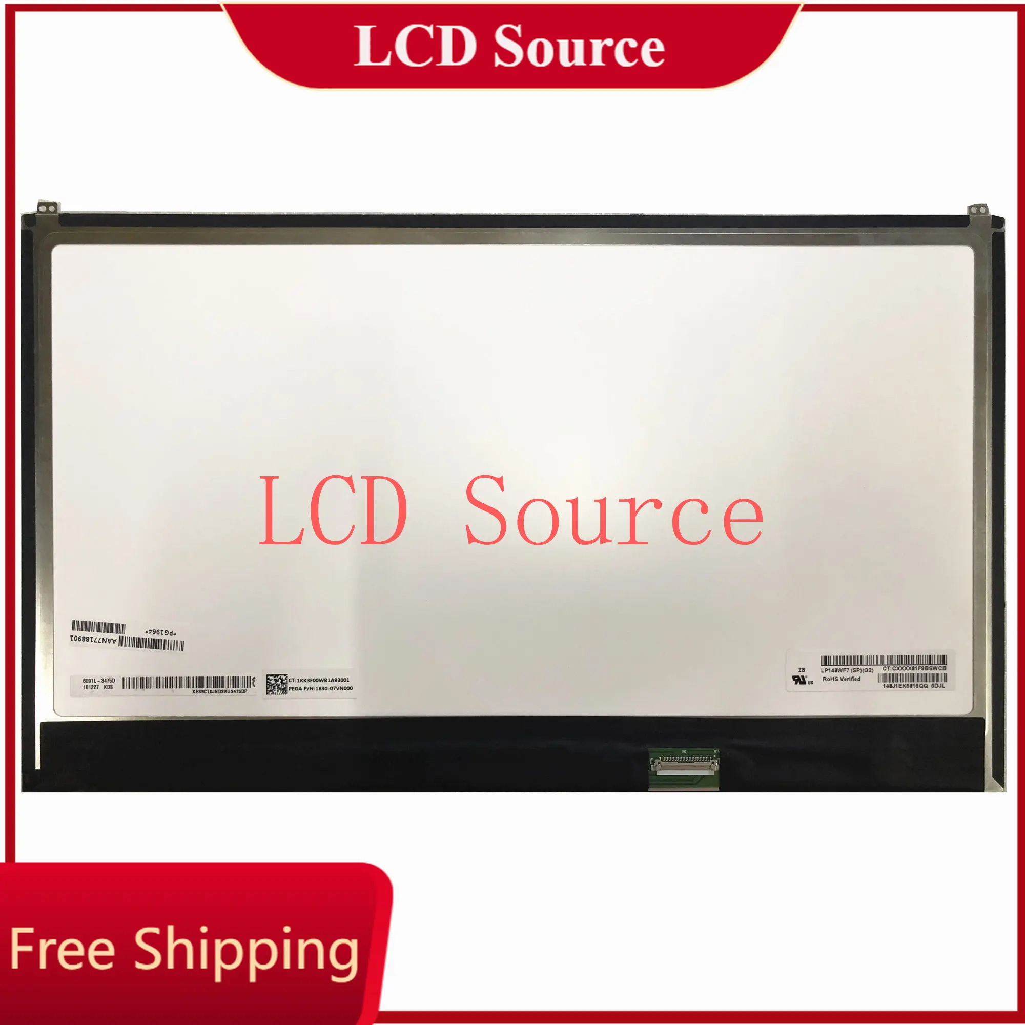 

LP140WF7 SPG2 fit LP140WF7 SPE1 IPS EDP 1920X1080 Laptop LCD Screen