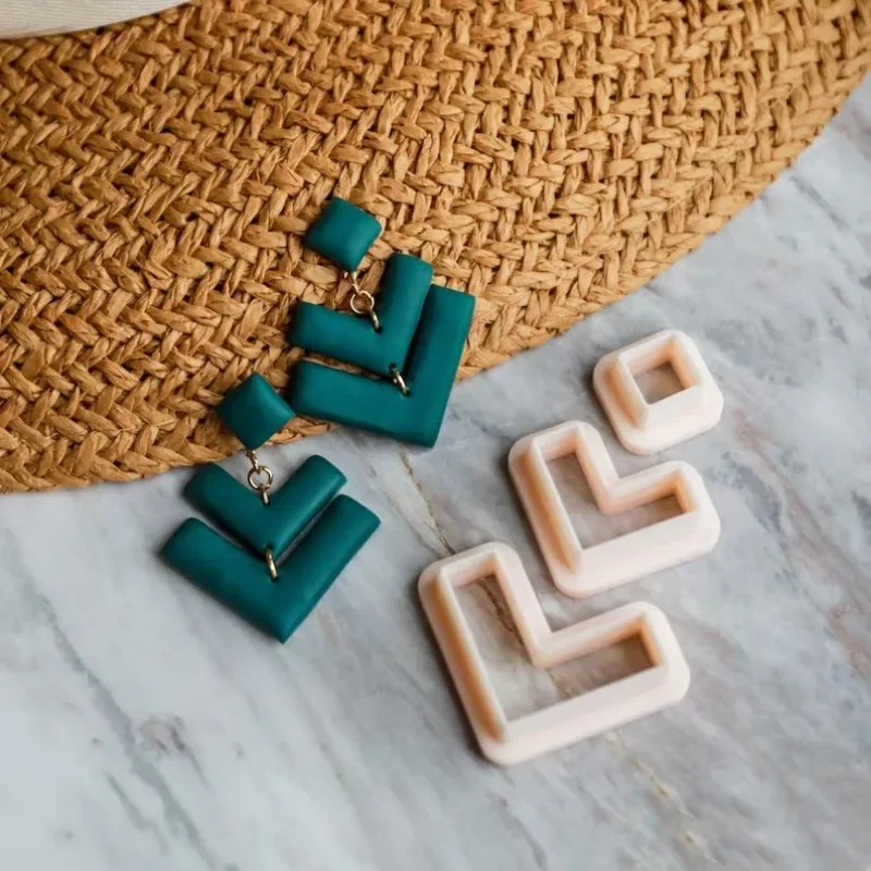 Bofanze Polymer Clay Cutter - 7 Stück Laubformen Für Ohrringe