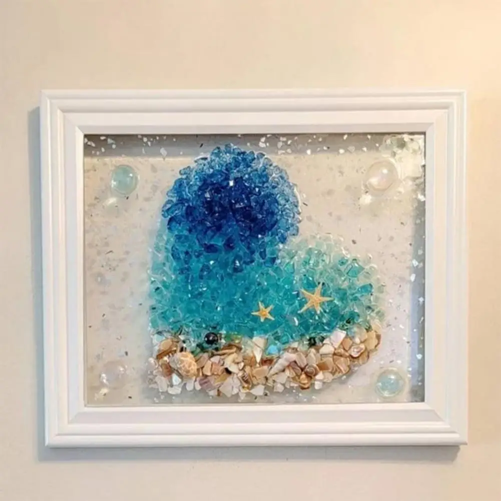 Fire Glass LUSTERING High Luster Crushed Glass Glitter, 6-9mm , Broken Glass,  Glass Chips For Fire Pit Crafts DIY Epoxy Resin Art, Geode Sea Glass For  Crafts, image size:1001x1001