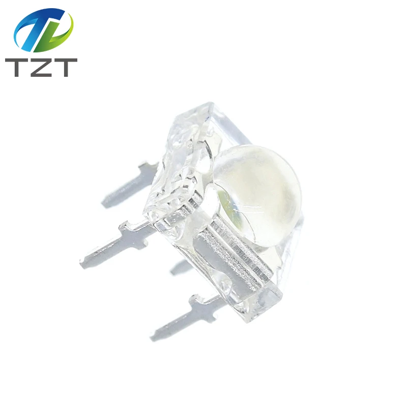 10/50 Stück 5 mm F5 Piranha LED Weiß Rot Grün Bernstein Klar 5 mm LED-Diode Leuchtdioden 4-polig Piranha LED-Diodos Helligkeit – Detail 7