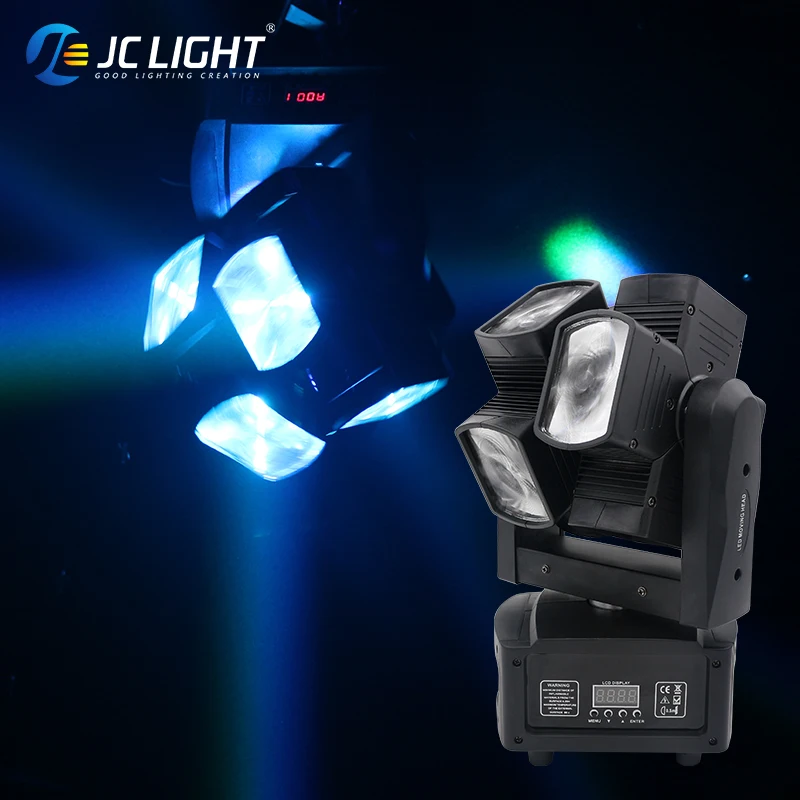 

Горячие колеса по Заводской Цене Rgbw 120w Dmx Led 8*10w Sharpy Beam движущаяся головка светильник