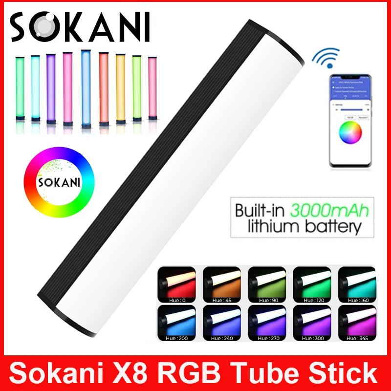 

Sokani X8 RGB Красочная Фотографическая фотография