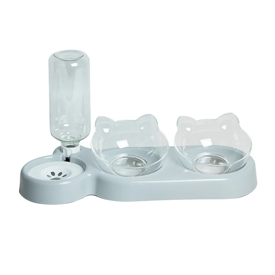 Elevated Double Bowl Pet Feeder - Durable Feeding Station