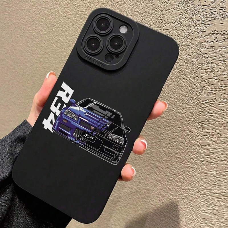 Stylish Camera Pattern Soft Silicone Phone Case