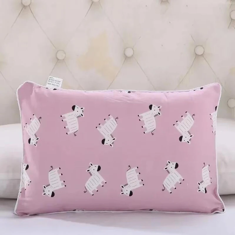 Four Season Universal Child Pillow Cartoon Style Cotton Baby Comfortable Pillowcase Kindergarten Student High Quality Pillowcase 5