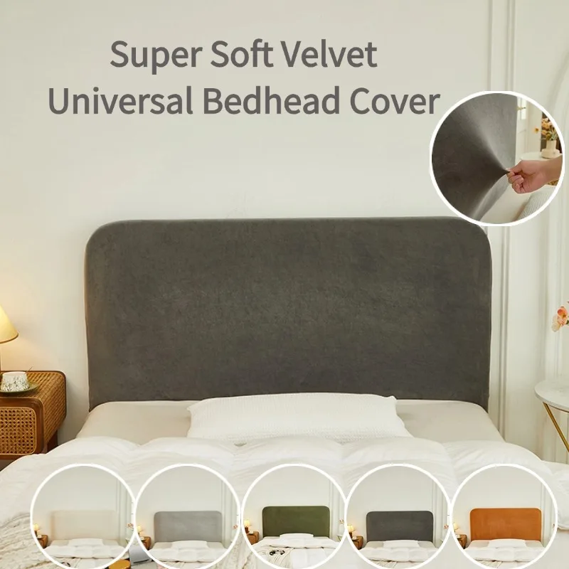 Autumn and Winter Headboard Cover Simple Wind Super Soft Padded Bed Head Cover All Inclusive Universal Bedside bed headboard cover