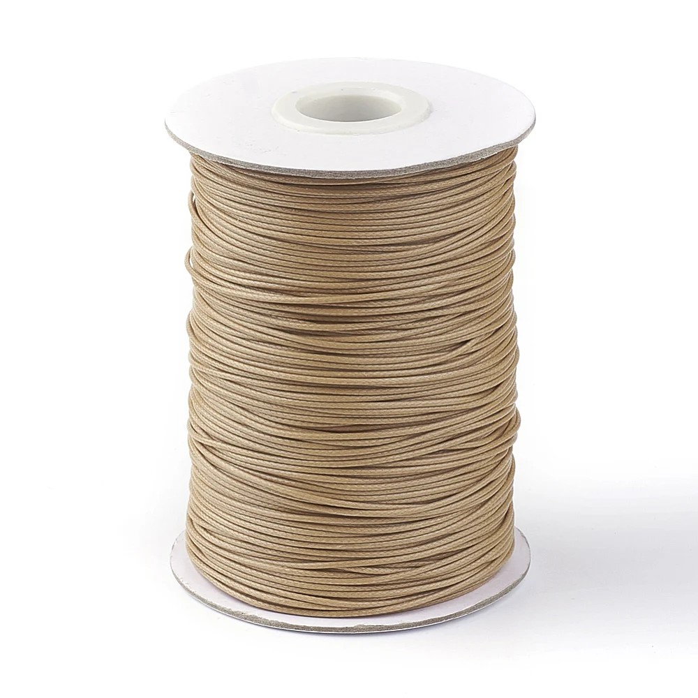 PandaHall 85 Yards/Rolle Premium Koreanische Gewachste Polyesterkordel - 1mm Dick für Schmuckherstellung, Makramee-Armbänder & DIY-Bastelprojekte – Detail 24