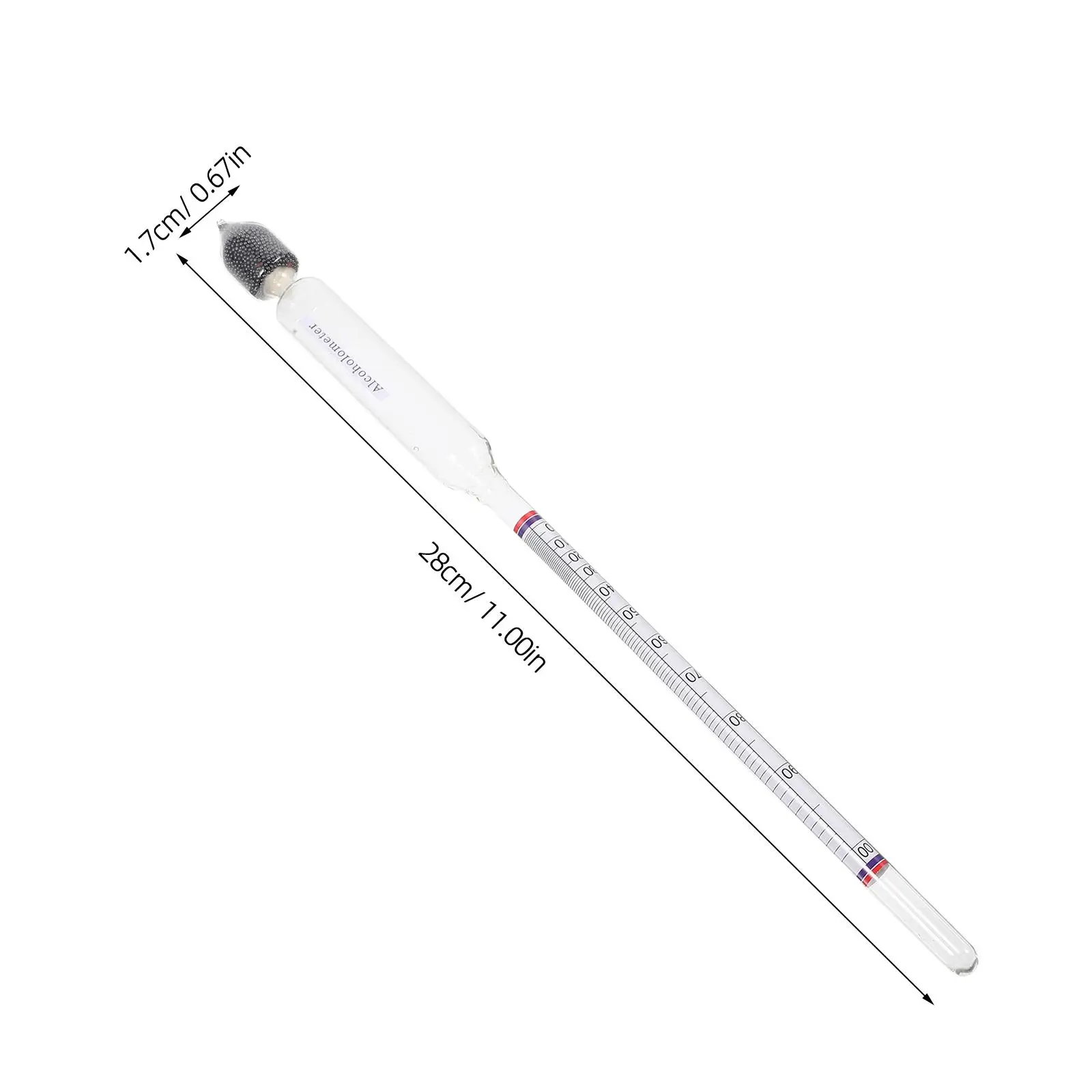 Alcohol Meter Wine Concentration Suite Brewing Kit Percentage Tester Measure Tool