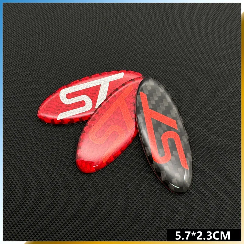 Car Interior Decals For Ford Focus Fiesta Mondeo Edge Escort Steering Wheel St Styling Sports Sticker Personalised Badges