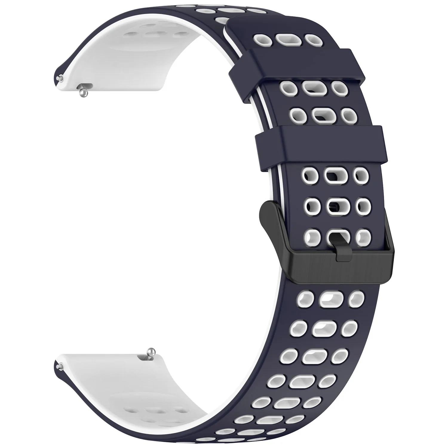 Premium 22mm Silicone Sports Strap - Durable Replacement Band