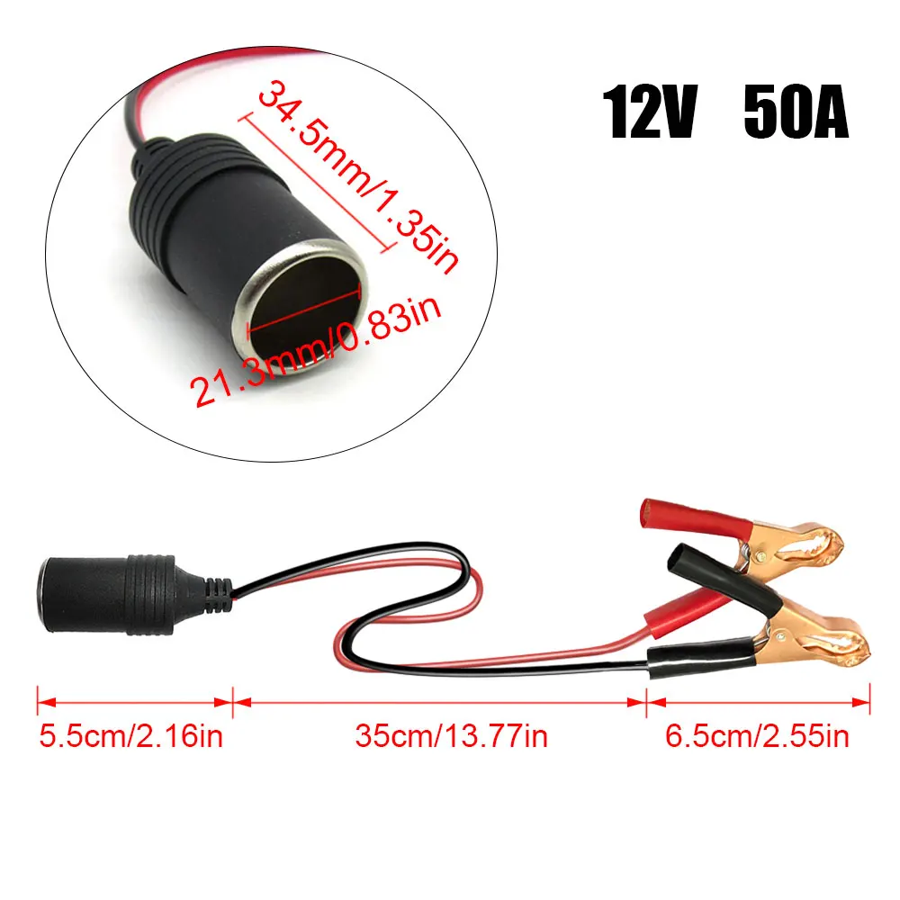  ׼ Ŭ  ͸ , ڵ 12V ̺ ,  ,   Ǿ Ŭ, 50A, 1PC