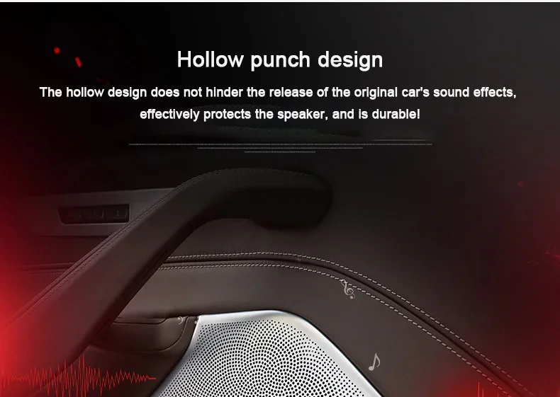 For BMW 5 Series G31 G30 2018 2019 2020 2021 2022,Car Door Speaker Trim Cover A-pillar Horn Protection Cover Interior Accessorie