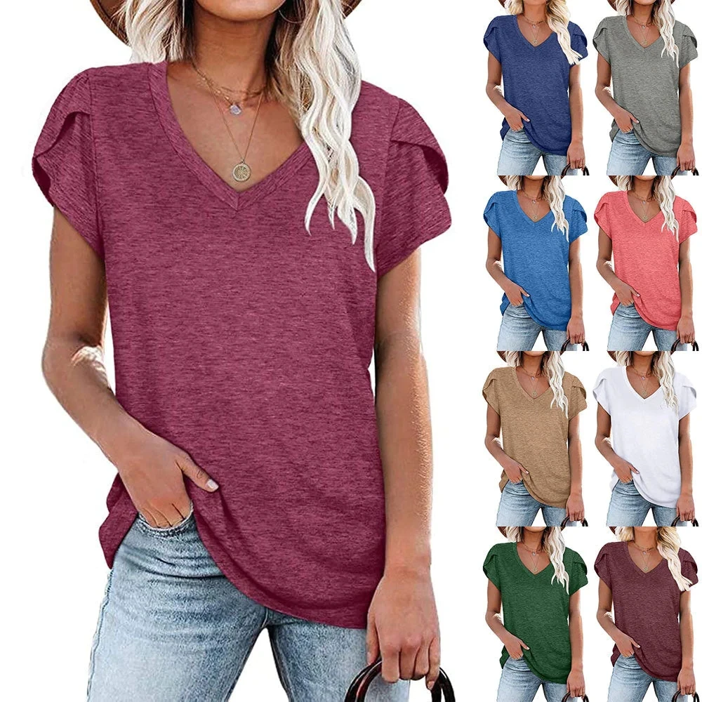 

Fashion Women T Shirt Oversized Loose Short Sleeve Tees 3d Solid Colours Print Ladies Clothing Summer T-shirt Y2k Female Tops