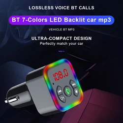 Adaptateur Radio sans fil pour voiture, transmetteur de voiture Compatible Bluetooth, carte TF, téléphone portable, Automobile, accessoires universels 