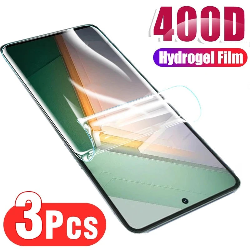 3Pcs Full Glue Hydrogel Film Per Meizu 20 Pro Pellicola Protettiva Per Schermo Per Meizu 20 Infinity Film Non Vetro Temperato