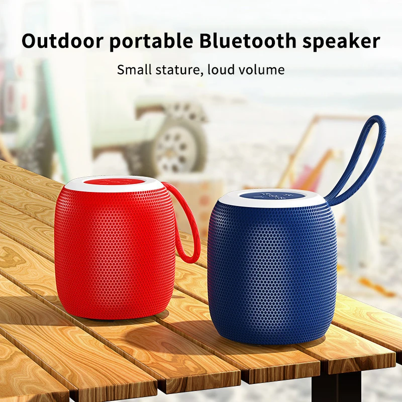 Waterproof Wireless Bluetooth Speaker with RGB Lights and HiFi Stereo Sound