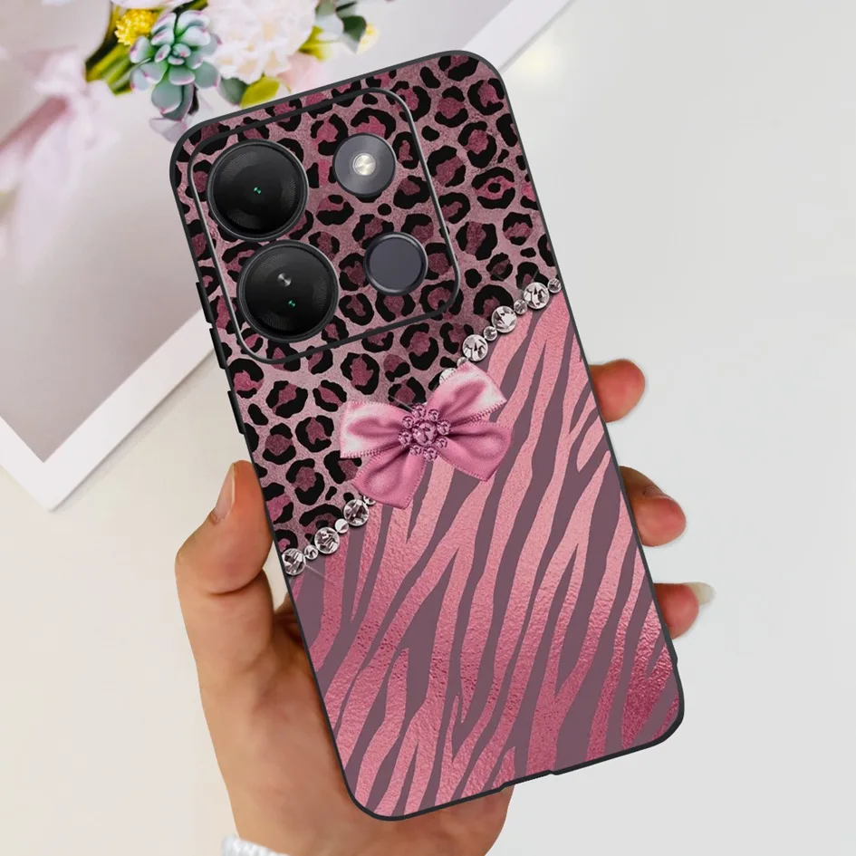 Stylish Patterned Soft Silicone Phone Back Cover
