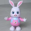 Robot Rabbit Dancing Sing Song Electronic Bunny Music Robotic Animal Beat Drum With LED Cute Electric Pet Toy Kids Birthday Gift 5