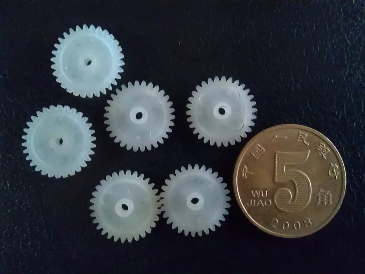 

5pcs plastic gear for cassette deck audio player tape recorder