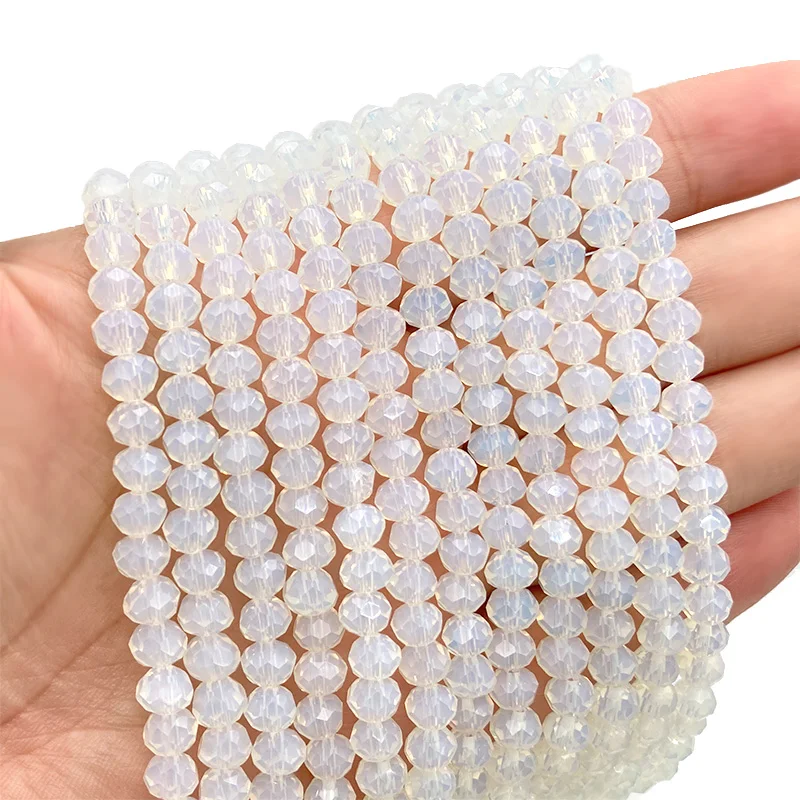 Vibrant Multicolor Faceted Crystal Beads