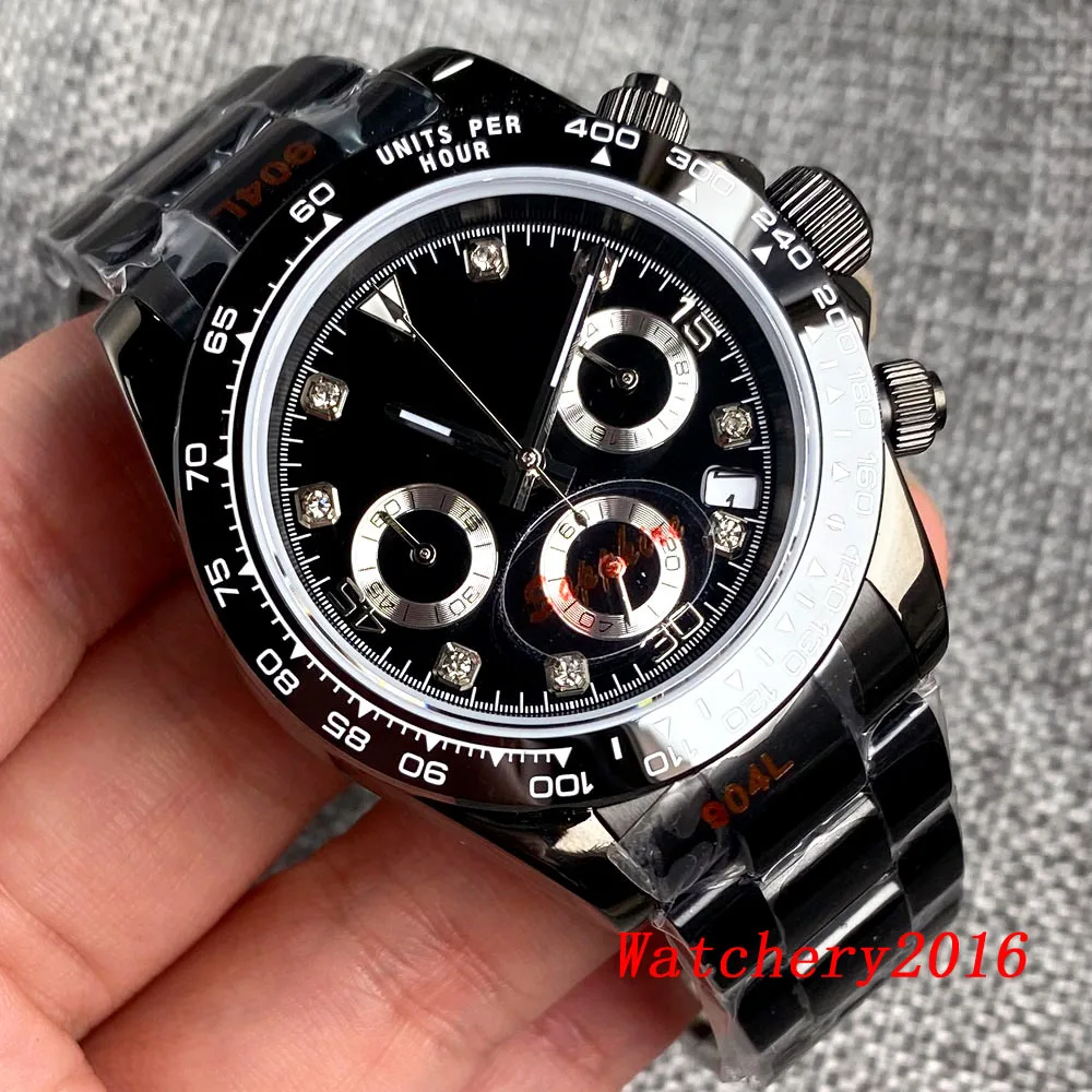 Bligerファッション39ミリメートルクォーツクロノグラフビジネス