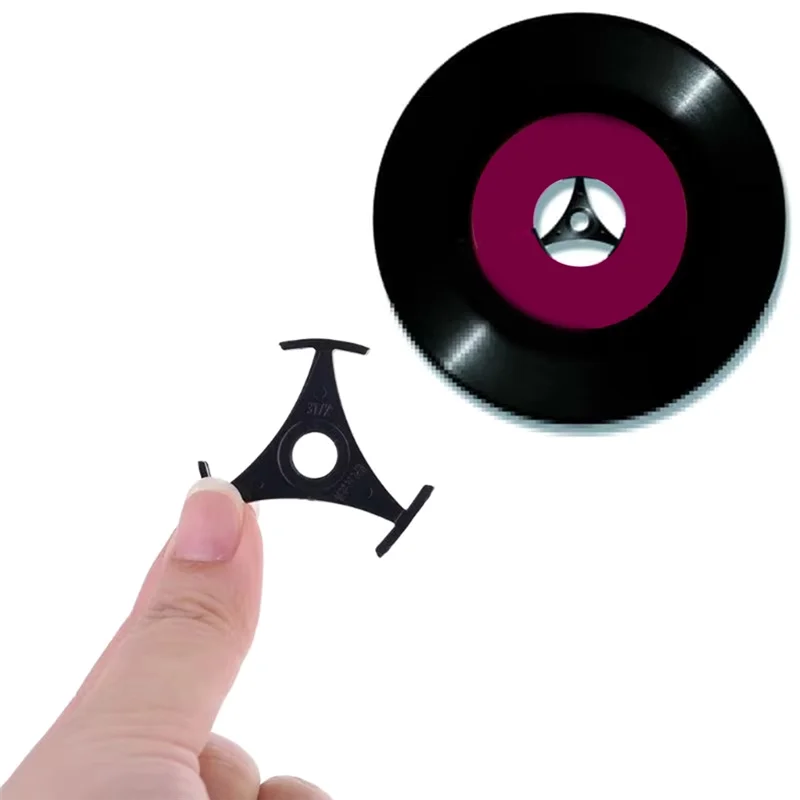 45RPM 턴테이블 축음기 변환기 액세서리용 우수한 7인치 비닐 레코드 어댑터