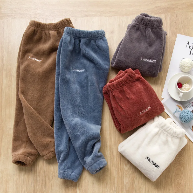 Women Soft Fleece Lined Pajama Pants for Winter