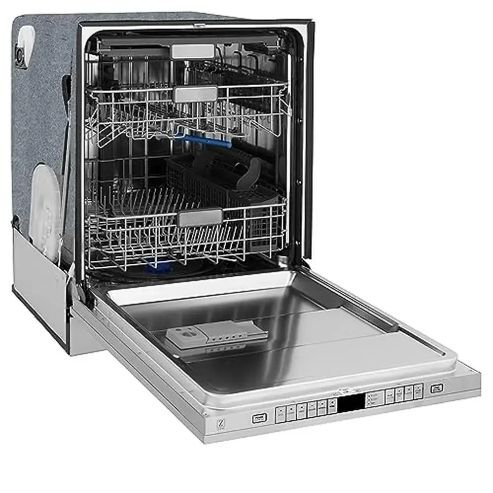 Autograph Edition Stainless Steel 3rd Rack Dishwasher with Matte Black Handle DuraWash Technology Heated Dry Integrated Controls 6