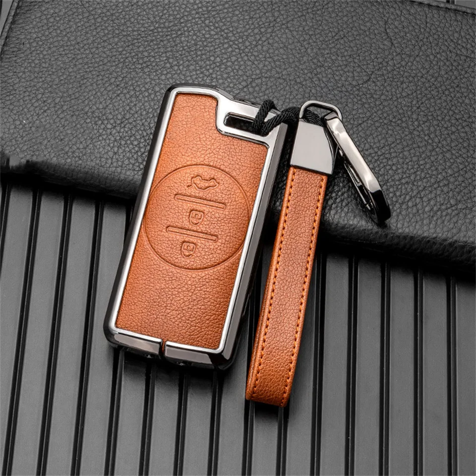 

Car Key Cover Case Shell For Chery Tiggo 8 Arrizo 5 Pro Gx 5x eQ7 Chery Tiggo 7 Pro 2020 Accessories Car-Styling Keychain